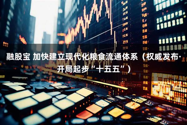 融股宝 加快建立现代化粮食流通体系（权威发布·开局起步“十五五”）